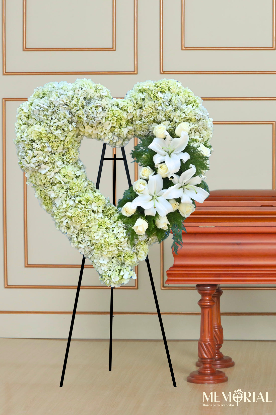 CORONA DE CORAZÓN PAZ ETERNA