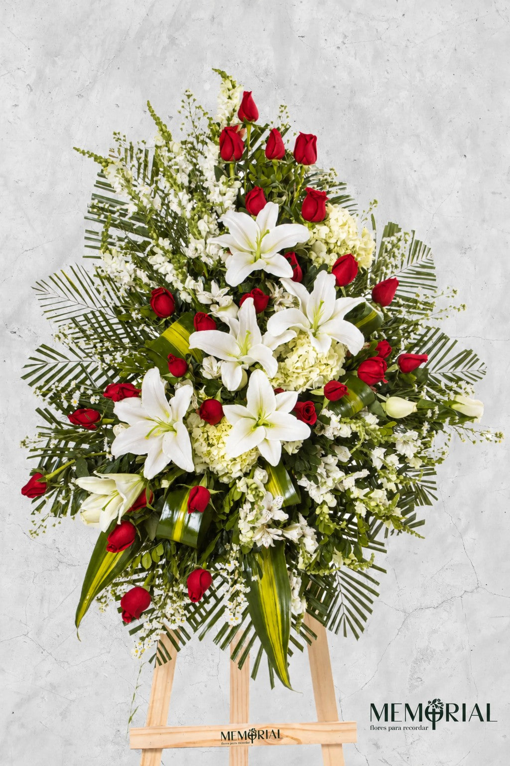 Lágrima de Condolencias de Hortensias y Rosas Rosadas – lágrima fúnebre para funeral en Lima