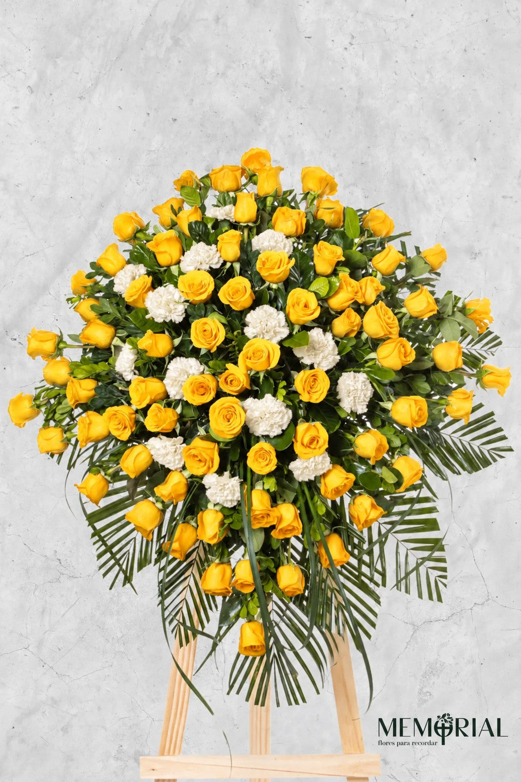 Lágrima de Condolencias de Rosas Rojas y Claveles – lágrima fúnebre para funeral en Lima