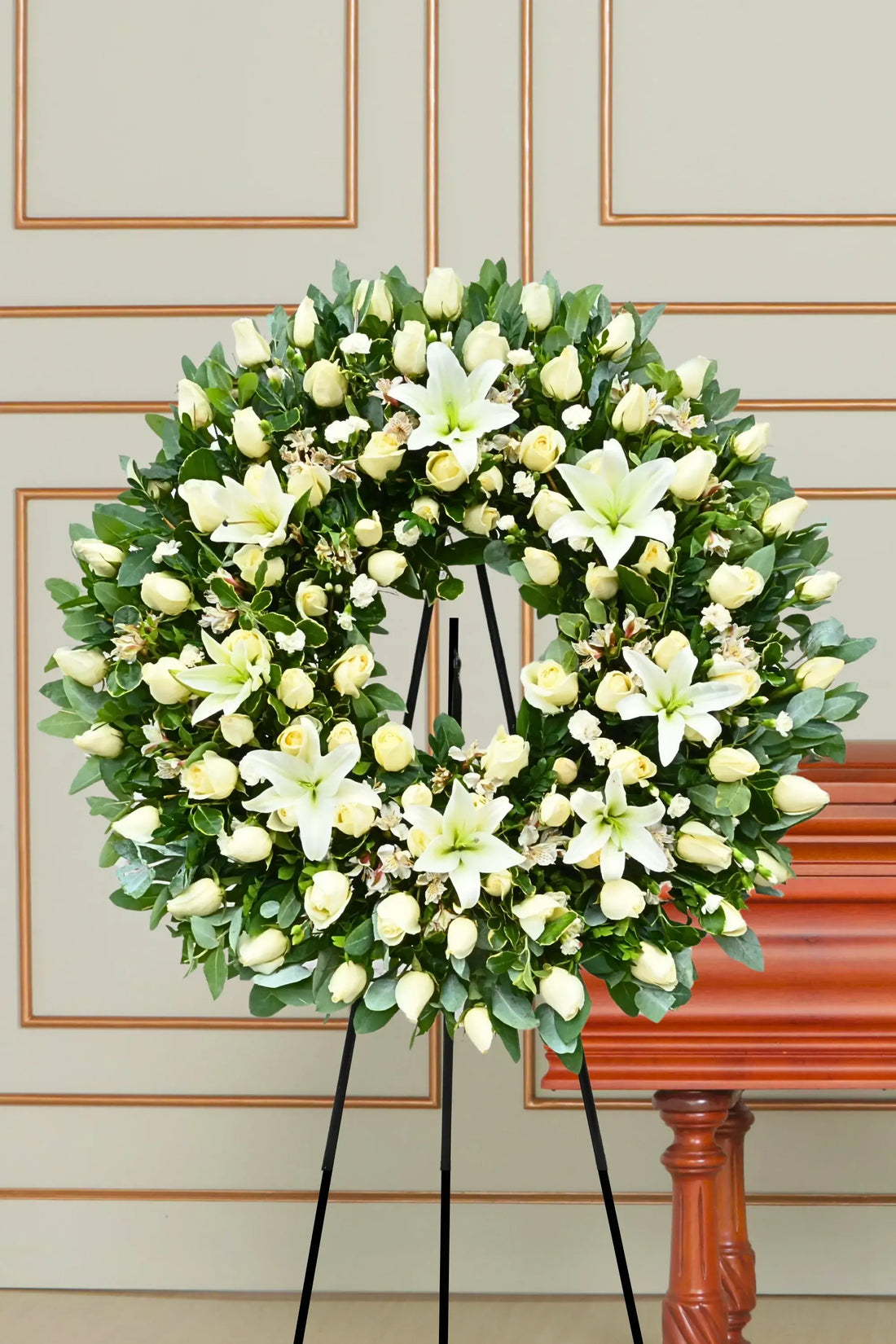Corona de Condolencias Blanca Esperanza